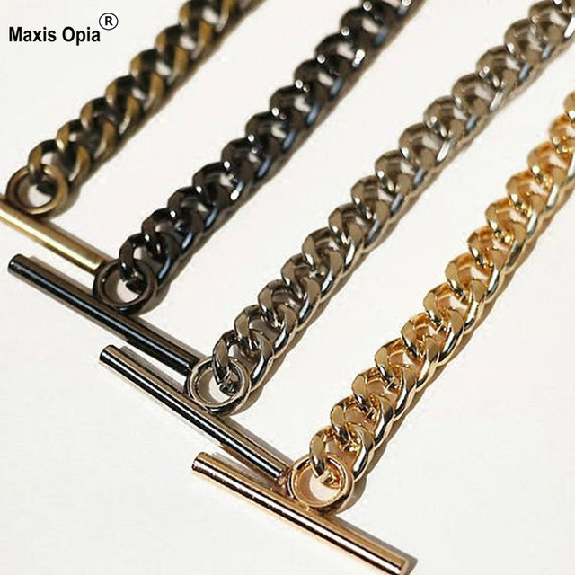 high Quality Purse Chain, Metal Shoulder Handbag Strap, Replacement Handle  Chains, Metal Crossbody Bag Chain Strap T Clasps